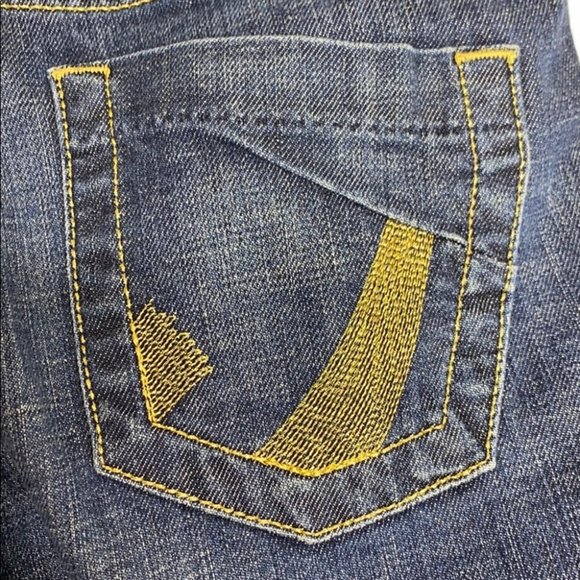 Dry Aged Denim James Jeans Antique Gold Bootleg - Picture 7 of 16
